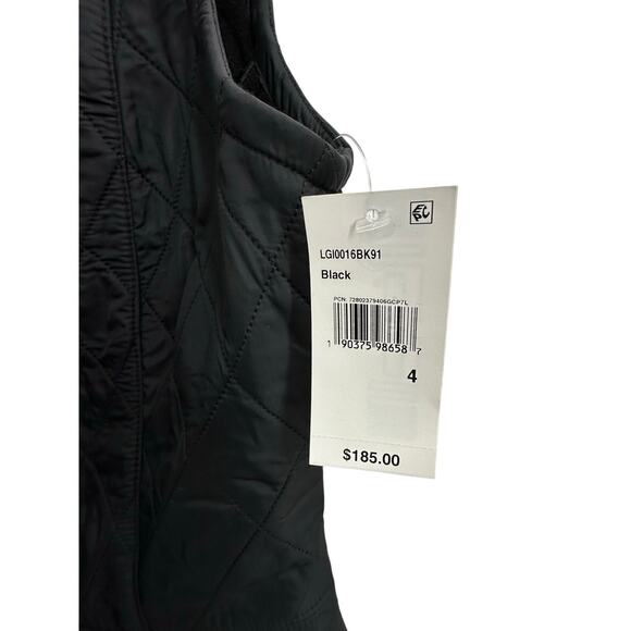Barbour Quilted Black Vest Cavalry Gilet Size: 4 - Picture 3 of 8